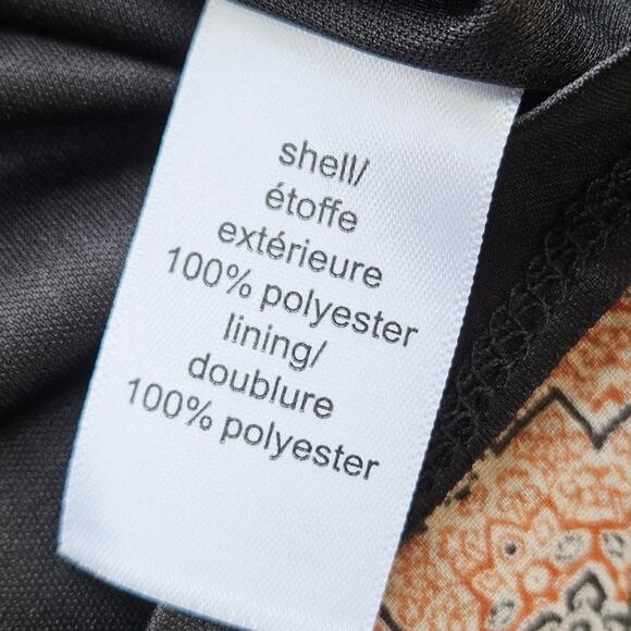 Maurices Medium Boho Patchwork Blouse Bubble Sleeves Lined Peasant Top Cottage - Picture 10 of 14